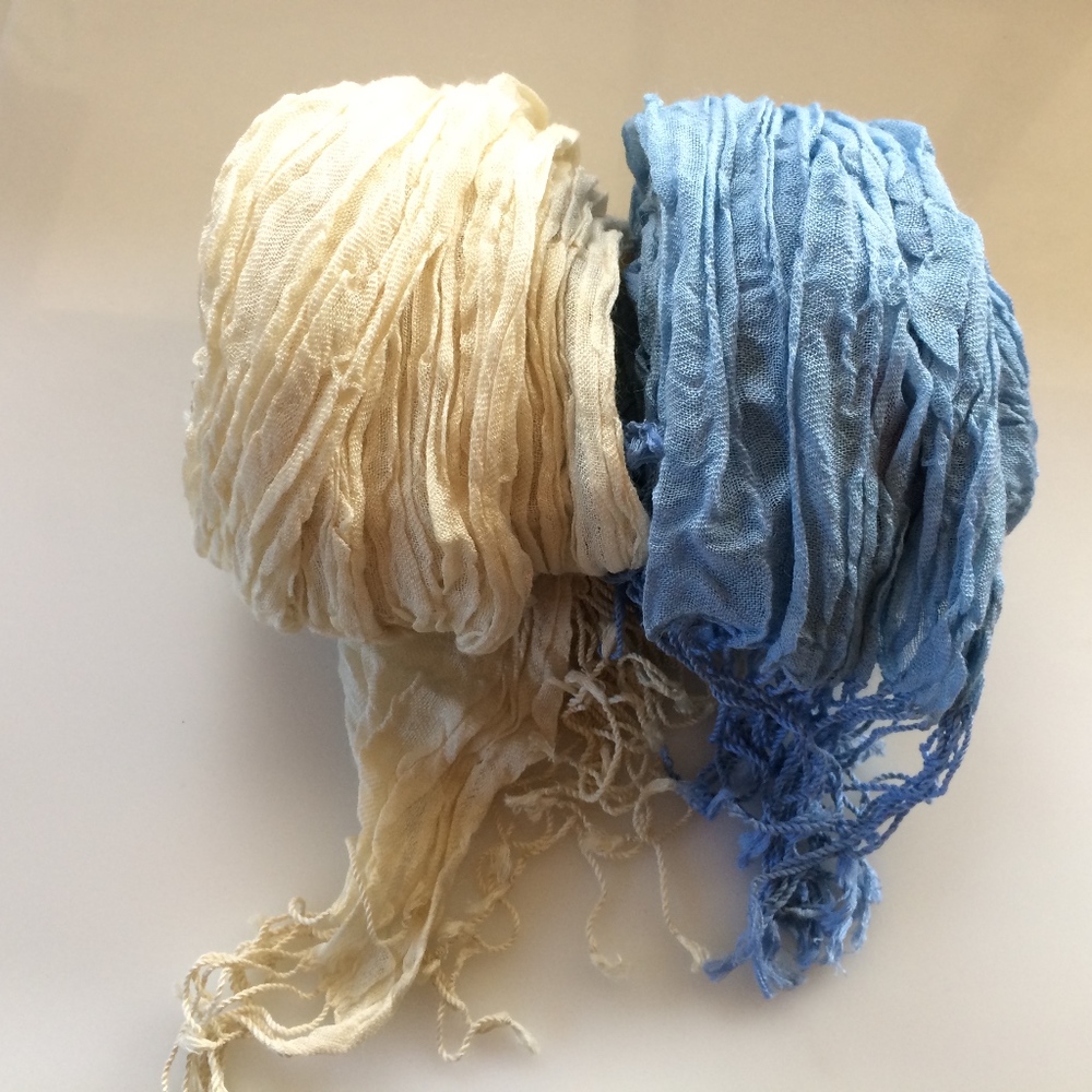 Du Jour Lightweight 2 Silk /Linen Scarves